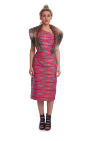 One Fushia Shoulder