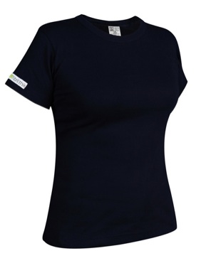 Womens Black Crewneck