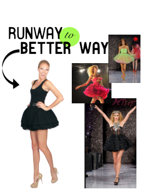 Runway to Better Way: Carrie Bradshaw Tutu