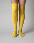 Ivy- Organic Cotton Thigh High Socks