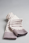Annabel- Striped Organic Cotton Knee High Sock