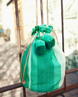 Gradient Mint Small Bucket Bag