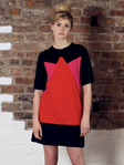 Triangle Jersey Trapeze Dress