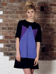 Triangle Jersey Trapeze Dress