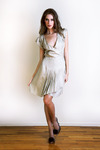 Silk Jade Dress Grey