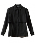 Sheer Double Layer Blouse