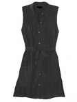 Sleeveless Belted Dress