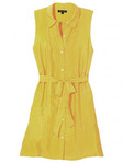 Sleeveless Belted Dress