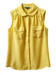 Sleeveless Shirt with Pockets