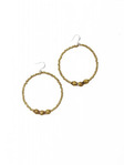 Berhanu: Gold Hoop Earrings