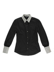 Shirt with Detachable Collar and Cuff