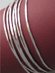 3 Silver Bangles