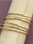 6 Gold Promise Rings